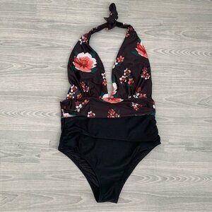 Beachsissi Floral Halter Swimsuit